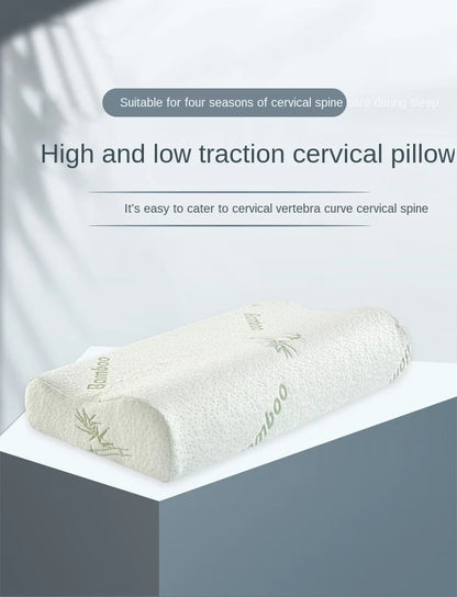 Memory Foam Pillows 40*25cm Bamboo Fiber Pillow Slow Rebound Health Care Relaxing Cervical Orthopedic Pillows Support NeckRelief
