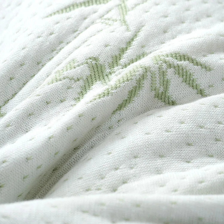 1Pc 60x40cm Bamboo Fiber Pillow Health Care Comfortable Bed Pillows for Sleep Support Neck Fatigue Relief 0.7kg Elastic Pillow