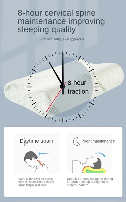 Memory Foam Pillows 40*25cm Bamboo Fiber Pillow Slow Rebound Health Care Relaxing Cervical Orthopedic Pillows Support NeckRelief