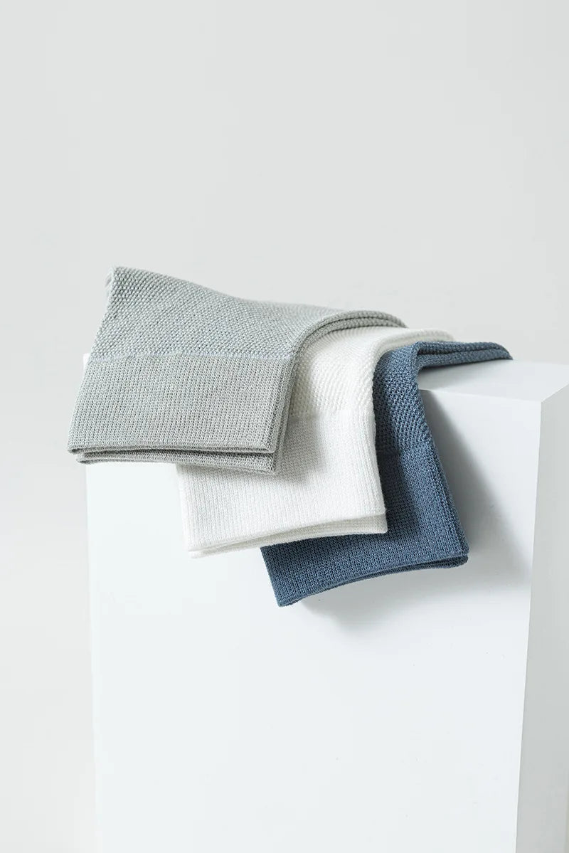 Bamboo Socks Thin Summer Men's Breathable Socks Absorbent Deodorant Bamboo Fiber Mesh Short Sock