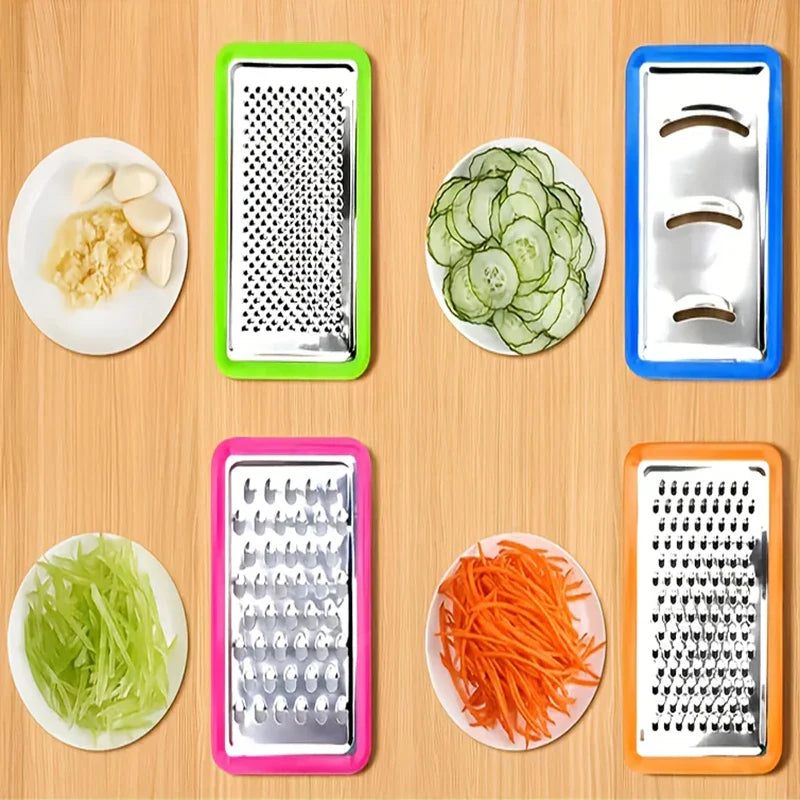 Kitchen Chopping Bamboo Cutting Board Set with Container & Vegetable Grater Drawer Style Multifunctional Household Kitchen Tools