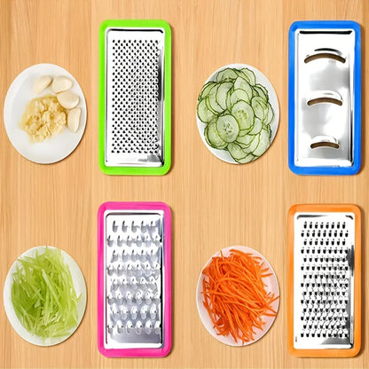 Kitchen Chopping Bamboo Cutting Board Set with Container & Vegetable Grater Drawer Style Multifunctional Household Kitchen Tools