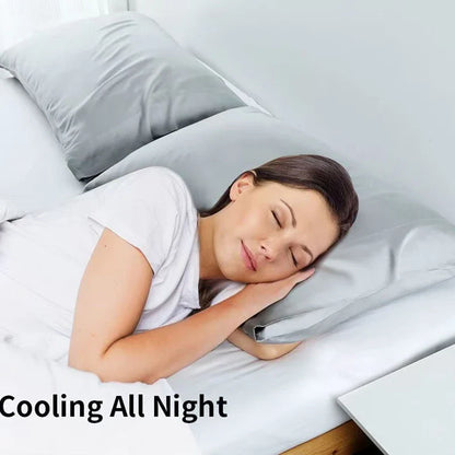 100% Bamboo Fibre Bedsheet Twin Queen King Size Flat Sheet Summer Solid Color Antibacterial Cooling Single And Double Bed Linens