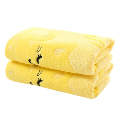 Bamboo fiber adult household soft face towel bath towel Fashion Animal Pattern Soft Towel Quick-dry bath towel Bathroom robes