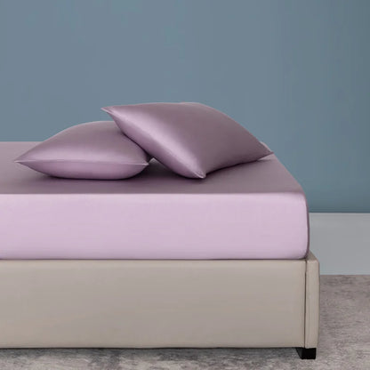 100% Bamboo Bed Sheet Set Luxury 3 Pieces Bedding Set (1pc Fitted Sheet and 2pcs Pillowcase) Non-Slip Mattress Cover for 100/160