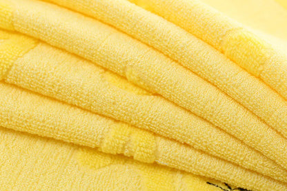 Bamboo fiber adult household soft face towel bath towel Fashion Animal Pattern Soft Towel Quick-dry bath towel Bathroom robes