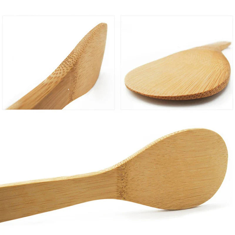 Bamboo Rice Spoon Wooden Kitchen Ladle Tablespoon Kitchen Utensils Tableware