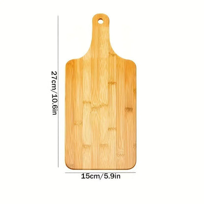 Bamboo Cutting Boards for Kitchen Bamboo Chopping Board with Handles for Pizza Bread Steak Tray Baking Serving Board