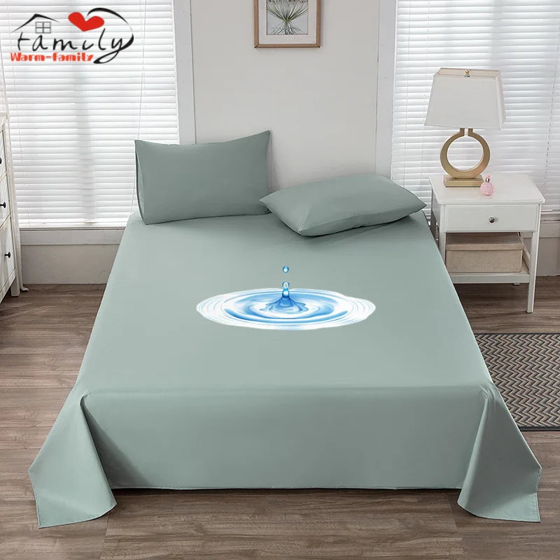 100% Waterproof Bed  Bed Covers Washable Bed Sheets Incontinence Prevention  Anti-slip Bed Cover Not Including Pillowcase Room
