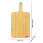 BainisonBamboo Cutting Board for Kitchen & Picnic – Waterproof, Grooved Surface for Non-Slip, Ideal for Fruits & Vegetables