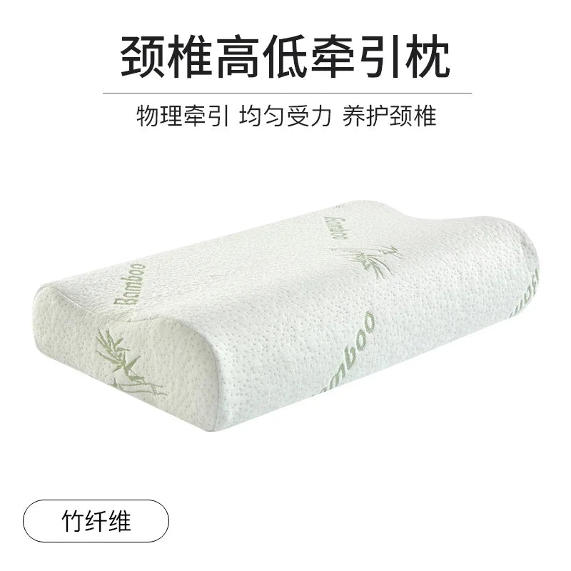 Memory Foam Pillows 40*25cm Bamboo Fiber Pillow Slow Rebound Health Care Relaxing Cervical Orthopedic Pillows Support NeckRelief