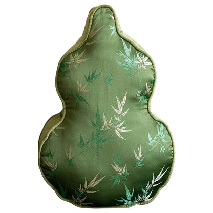 Bamboo Gourd Pillow Antique Special-shaped Throw Pillow Living Room Sofa Back Cushion Light Luxury Waist Pillow Bedside Pillow