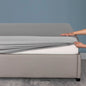 Organic Bamboo Bed Fitted Sheet Solid Color Silky Bed Cover Luxury Mattress Cover with Rubber Band Double Queen Size Customized