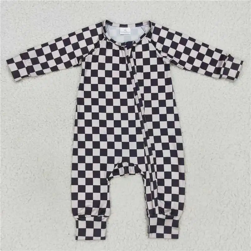 Wholesale Newborn Baby Boy Bamboo Camo Clothing Long Sleeves Zipper Jumpsuit Kids Children Toddler Spring Fall One-piece Romper