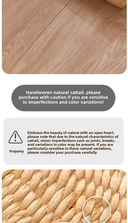 Bamboo Wife round Neck Pillow Straw Cervical Sleeping Bed Cushion for Pregnant Women Household Comfortable Pillow