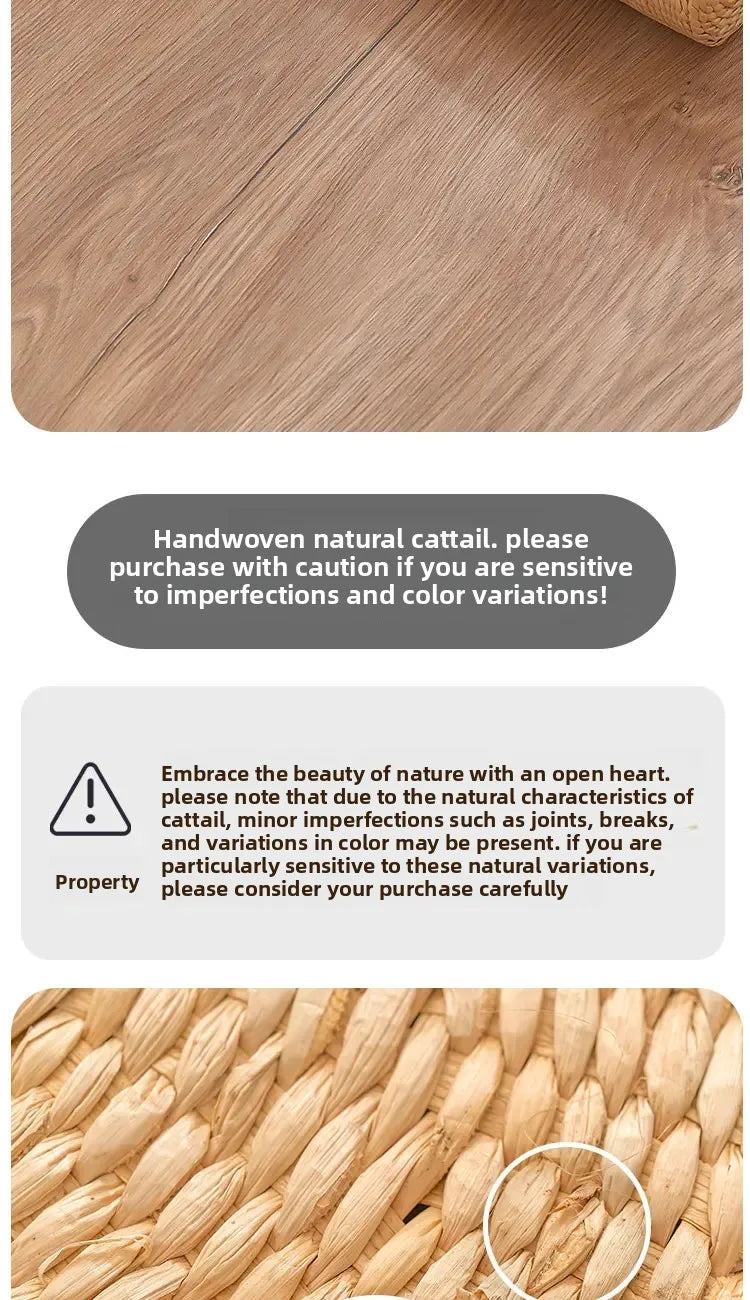 Bamboo Wife round Neck Pillow Straw Cervical Sleeping Bed Cushion for Pregnant Women Household Comfortable Pillow