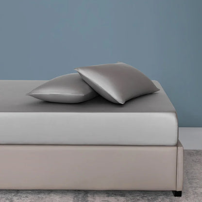 100% Bamboo Bed Sheet Set Luxury 3 Pieces Bedding Set (1pc Fitted Sheet and 2pcs Pillowcase) Non-Slip Mattress Cover for 100/160