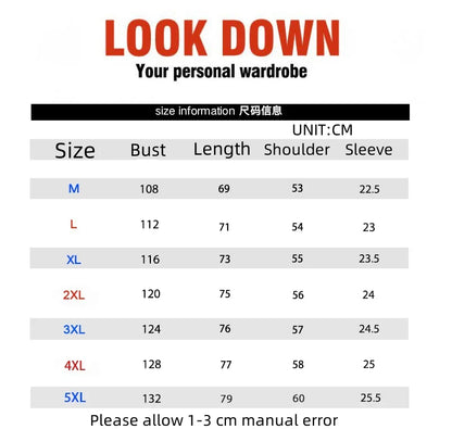 Men's Oversized Bamboo T-shirt Loose Printed Tops Cotton Tshirts Breathable Casual Short Sleeve Tees Streetwear Men Clothing