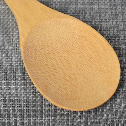 Bamboo Rice Spoon Wooden Kitchen Ladle Tablespoon Kitchen Utensils Tableware