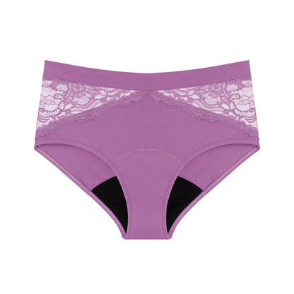 Bamboo Menstruation Panties Women High Waist Breathable Lingerie Leakproof Absorbent Period Briefs Bulk Reusable Underwear