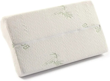 Bamboo Pillow Memory Foam Pillow with Removable Cover with Zipper Bamboo Neck Pillow for Sleeping Ergonomically Design JAF022