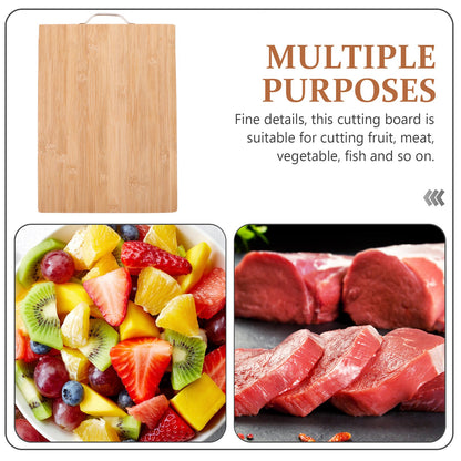 Bamboo Cutting Board Kitchen Chopping Boards Food Safe Material Compact Size Household Use Chopping Board